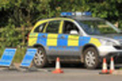 Lucky escape as car left hanging over river after crash at Holne